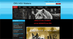 Desktop Screenshot of hundesportverein-wattens.com