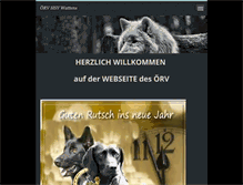 Tablet Screenshot of hundesportverein-wattens.com